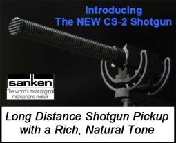 Sanken CS-2 Mono Shotgun Microphone