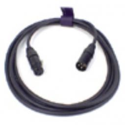 Remote Audio CAXLRQN10 XLR Cable, StarQuad, Black; 10'.