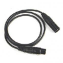 Remote Audio CAXLRQN3 XLR Cable, StarQuad, Black; 3'.