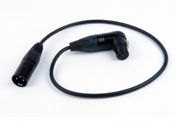 Remote Audio CAXJ18RT 3 pin XLR Jumper, 18" w/ Female Right Angle