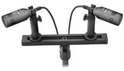M 100 C, Miniature Stereo Microphone Mounting Bar, CCM or MK Capsules on KC cables