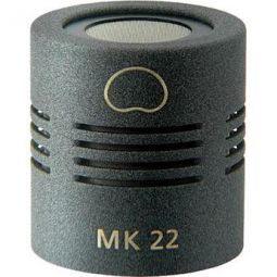 MK 22g Open Cardioid, matte gray, directional pattern is between Wide Cardioid and Cardioid