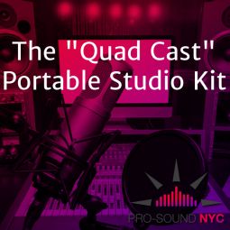 The "Quad-Cast" Portable Podcast Studio Kit